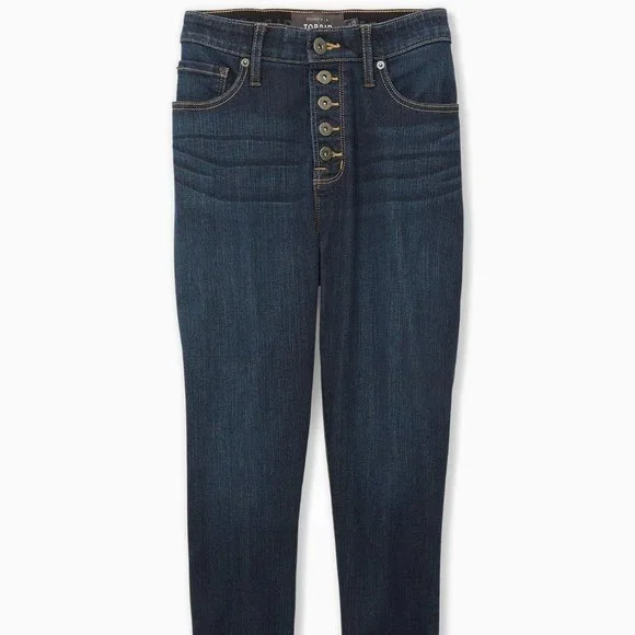 Torrid Crop Sky High Skinny Premium Stretch High-Rise Jean Size 20